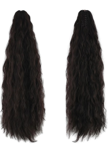 Tokalı Kabarık Dalgalı At Kuyruğu - Kahverengi fiyatları