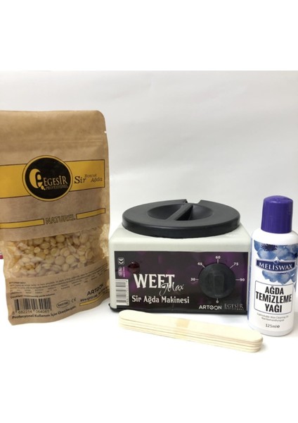 Ağda Makinesi ve Incili Doğal Set ile Güzel ve Pürüzsüz Cilt