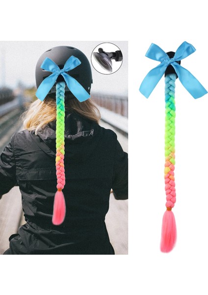 Motosiklet Kaskı Örgülü At Kuyruğu - ACM11