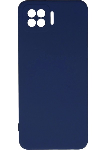 Oppo A73 Kılıf Nano Içi Kadife Silikon - Lacivert