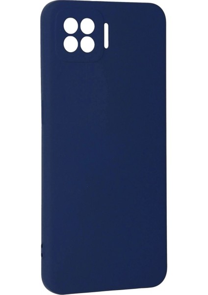 Oppo A73 Kılıf Nano Içi Kadife Silikon - Lacivert modelleri