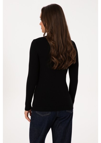 Kadın Siyah Kazak /triko 50307712-VR046 indirimleri