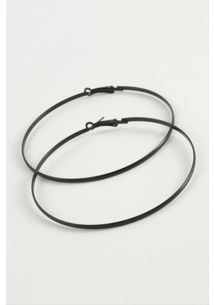 Ds-Derin Düz Metal Halka Küpe 8-9-10 Cm-10 cm