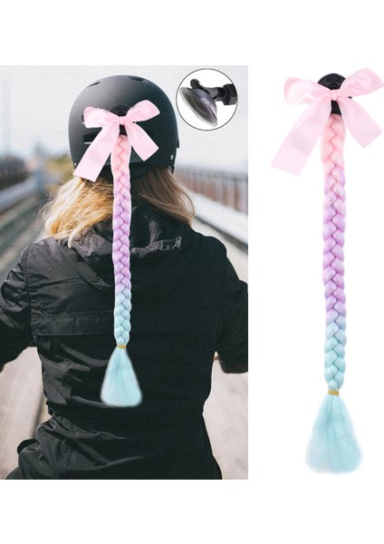 Motosiklet Kaskı Simli Örgülü At Kuyruğu - ACM25S