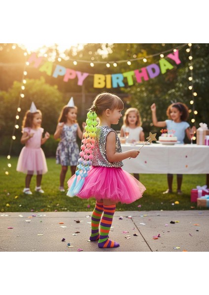 Balon Örgülü Lastikli At Kuyruğu - ACM07