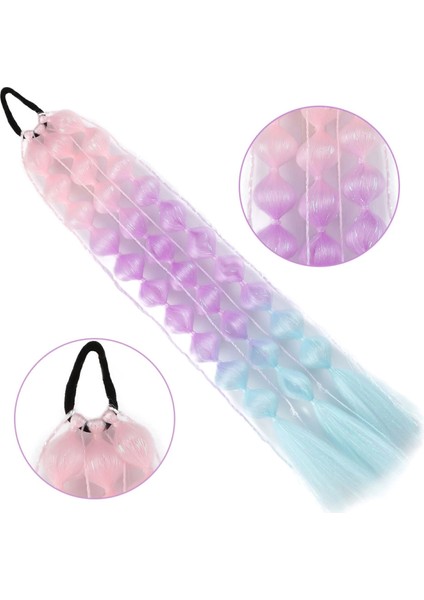 Balon Örgülü Simli Lastikli At Kuyruğu - ACM25 fiyatları