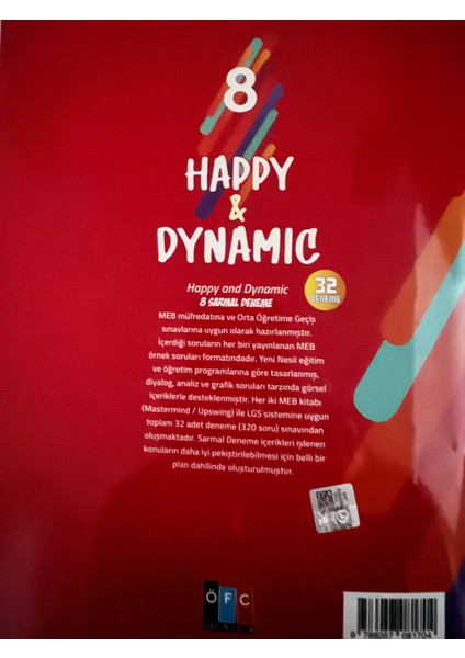 Happy & Dynamic İngilizce Sarmal Deneme – LGS Uyumlu, 32 Deneme modelleri