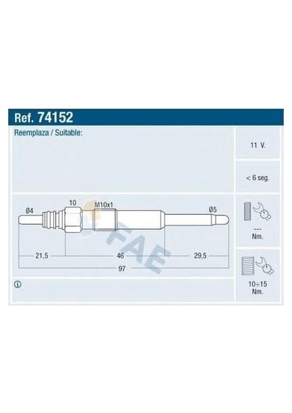 Kızdırma Bujisi Vag Bo1 Cad3 Go4 Pas T5 00-