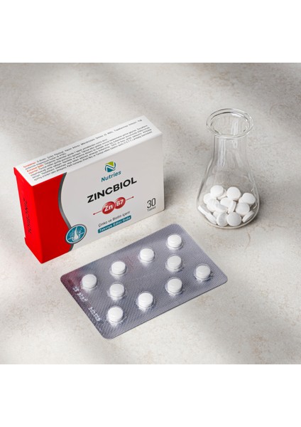 Zincbiol Çinko Takviyesi 30 Tablet – 3’lü Ekonomik Set modelleri