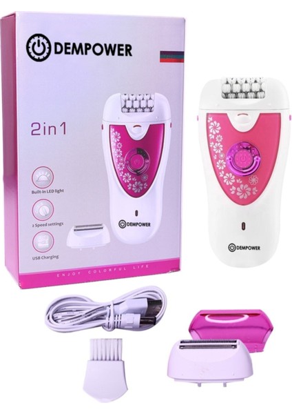 Pembe Renkli Epilasyon Cihazı, 2 Başlık, Güçlü ve Hafif Tasarım fiyatları
