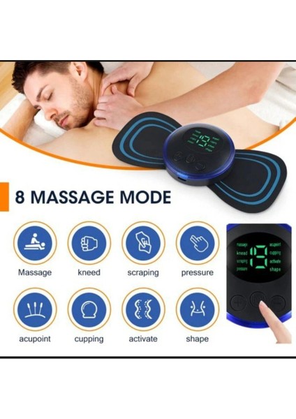 Taşınabilir 8 Kademe Masaj Cihazı, Rahatlama ve Enerji Sağlar. modelleri
