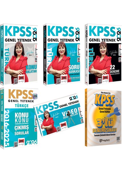 2026 Kpss Türkçe Konu Anlatımı-Soru Bankası-Video Ders Notları-22 Deneme-Konu Konu Çıkmış Sorular