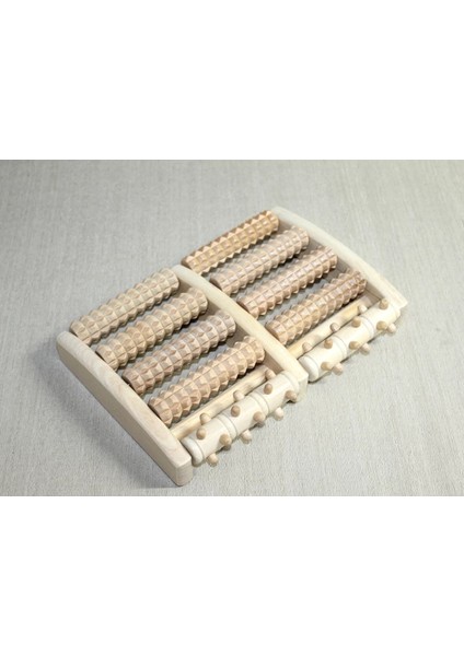 Doğal Ahşap Ayak Masaj Aleti – Rahatlatıcı ve Şık Tasarım