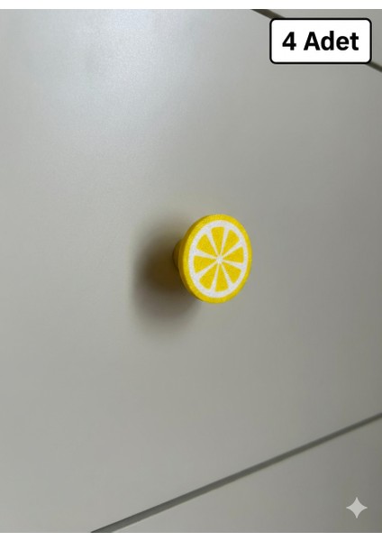 Limon Mobilya Kulpu 4 Adet
