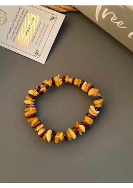 Şeffaf Damla Kehribar Yetişkin Bileklik, Şık ve Doğal Tasarım fiyatları