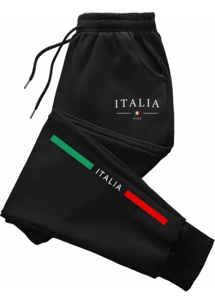 Punıx Büyük Beden Yüksek Kalite Italıa Dijital Baskılı Kışlık 3 Iplik Erkek Eşofman