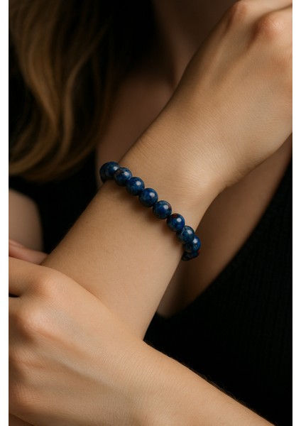 Mavi Jade Taşlı, Unisex El Yapımı Bileklik, Sakinlik ve Zarafet Simgesi fiyatları