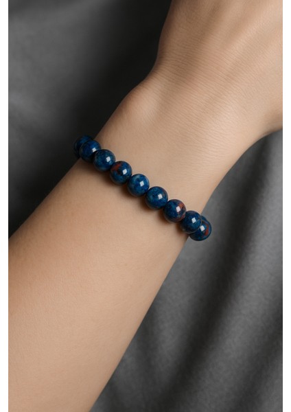 Mavi Jade Taşlı, Unisex El Yapımı Bileklik, Sakinlik ve Zarafet Simgesi modelleri