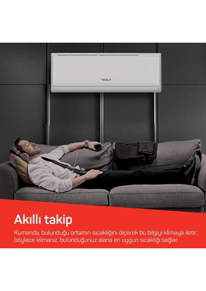 12.000 Btu Duvar Tipi Split Klima Seti Beyaz (Arzum AR070 Vantilatör Hediyeli) fırsatları