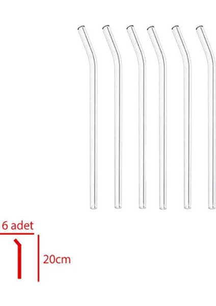 6’lı Şeffaf Eğimli Cam Pipet – Eğimli, Isıya Dayanıklı (Borosilikat) fiyatları