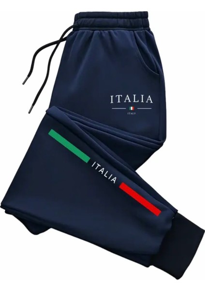 Punıx Büyük Beden Yüksek Kalite Italıa Dijital Baskılı Kışlık 3 Iplik Erkek Eşofman