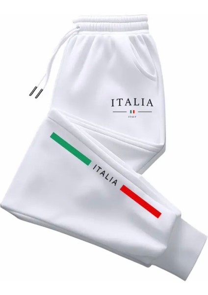 Punıx Büyük Beden Yüksek Kalite Italıa Dijital Baskılı Kışlık 3 Iplik Erkek Eşofman