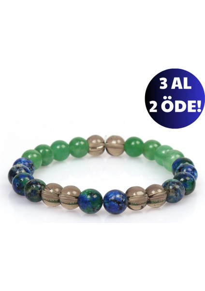 Çok Renkli Gerçek Doğal Taşlı Şifa ve Sağlık Bilekliği fiyatları