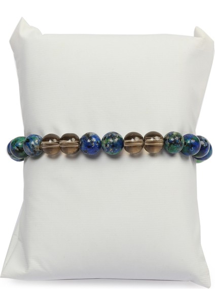 Çok Renkli Gerçek Doğal Taşlı Şifa ve Sağlık Bilekliği modelleri