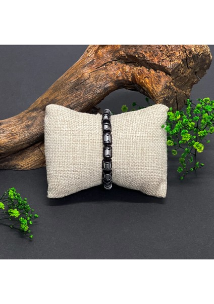 Doğal Hematit Taşlı 6mm Bileklik, Sertifikalı, Şık ve Zarif Takı indirimleri