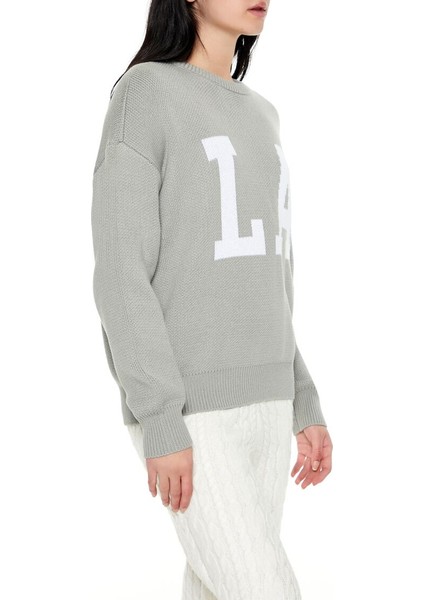 La Desenli Düşük Omuzlu Kazak fırsatları