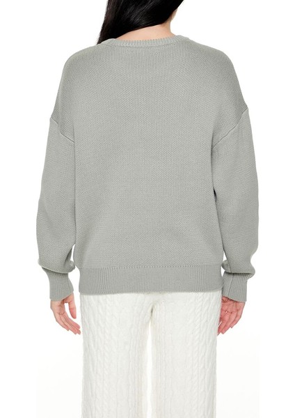 La Desenli Düşük Omuzlu Kazak indirimleri