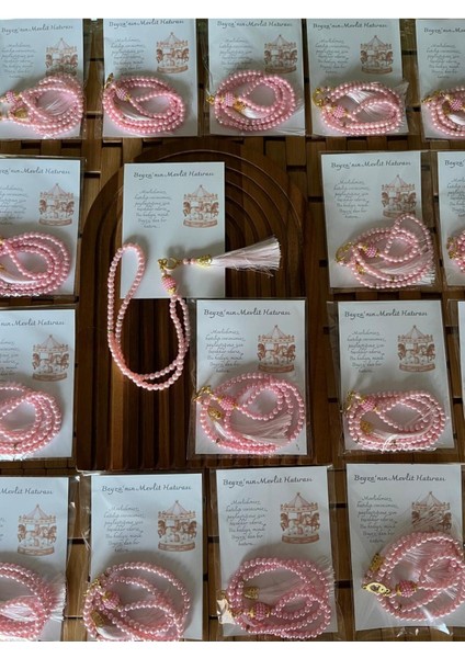 Isme Özel Hoşgeldin Atlı Karıncalı Tasarım Mevlüt Bebek Hediyelik - 20 Adet - Tespih Hediyelik fırsatları