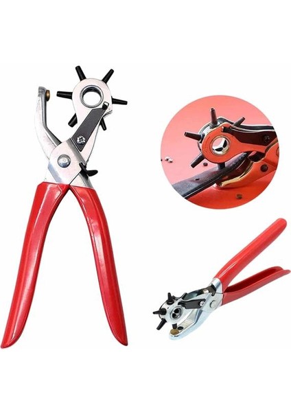 Ds-Derin Kemer Delme Pensesi Deri Delici Pensi Zımba 6 Farklı Boyutta modelleri