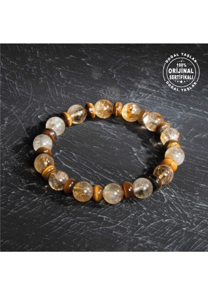 Doğal Sarı Taş Bileklik, Pozitif Enerji ve Şifa Kaynağı modelleri