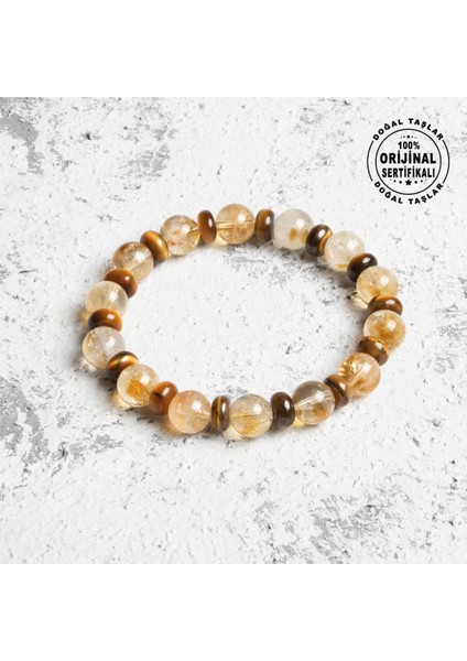 Doğal Sarı Taş Bileklik, Pozitif Enerji ve Şifa Kaynağı