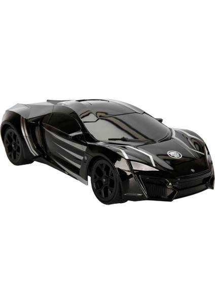 7037 Kumandalı 1:16 Avengers Black Panther Lykan Hypersport Araba modelleri