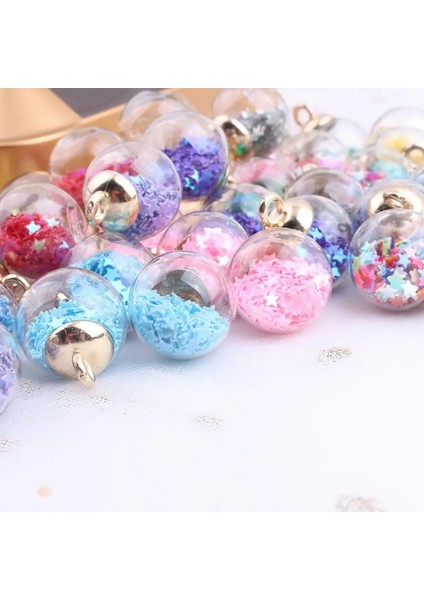 8'li Renkli Yıldızlı Top Takı Seti, Kolye ve Küpe Ucu, Şık ve Hafif Seçenekler fiyatları