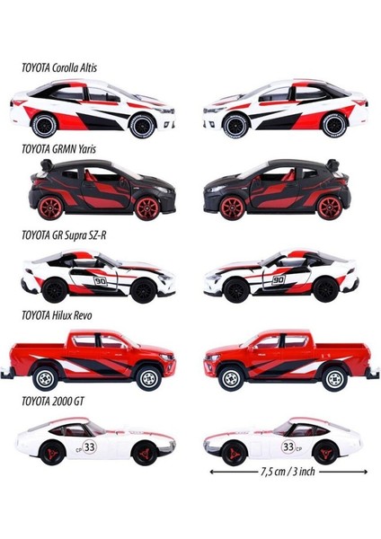 8502105003 Toyota Racing 5 Pieces Giftpack modelleri