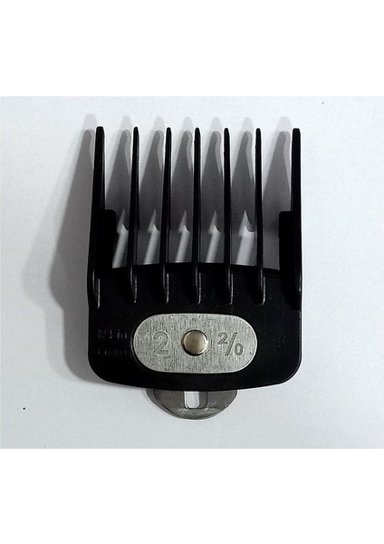 2 Numara 6 mm Siyah Tarak, Makine ile Uyumlu, Pratik ve Şık Tasarım