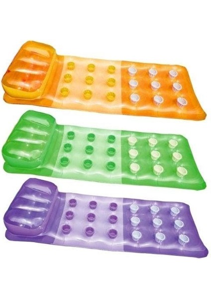 58890 RENKLİ BARDAKLI YATAK 188X71