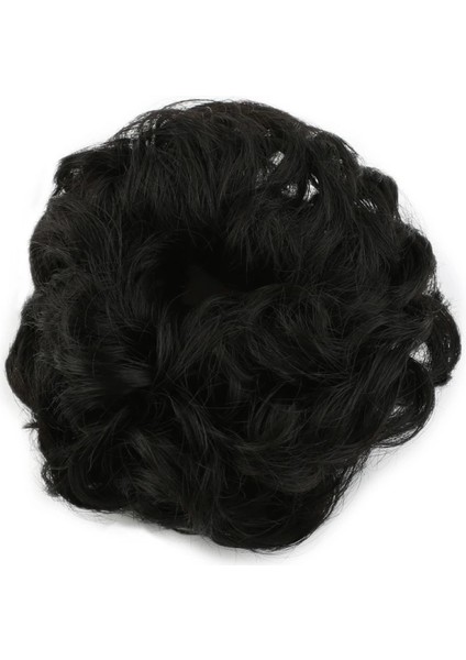 Yoğun Saçlı Lastikli Topuz Toka - Siyah fiyatları