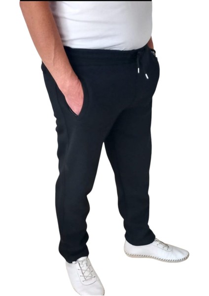 Battal Beden 3 Iplik Kalın Penye Kumaş Içi Şardonlu 3 Cepli Kışlık Erkek Eşofman Altı fiyatları