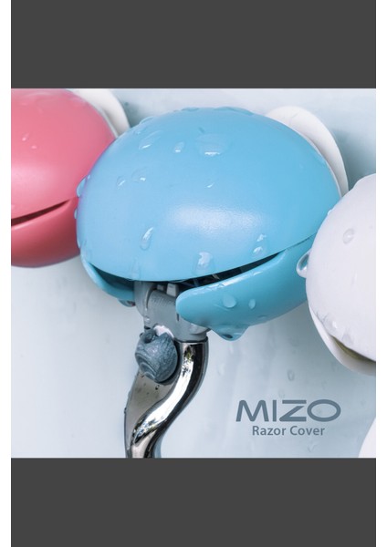 Hijyenik Tıraş Bıçağı Koruma Kabı, Beyaz, Güvenle Kullanışlı ve Şık Tasarım