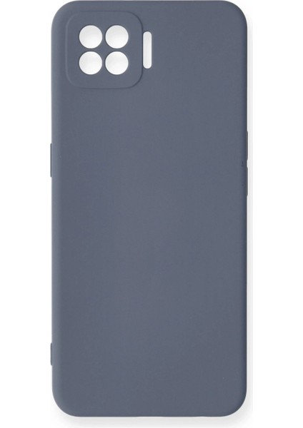 Oppo A73 Kılıf Nano Içi Kadife Silikon - Gri