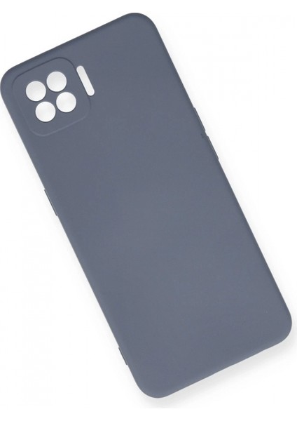 Oppo A73 Kılıf Nano Içi Kadife Silikon - Gri modelleri