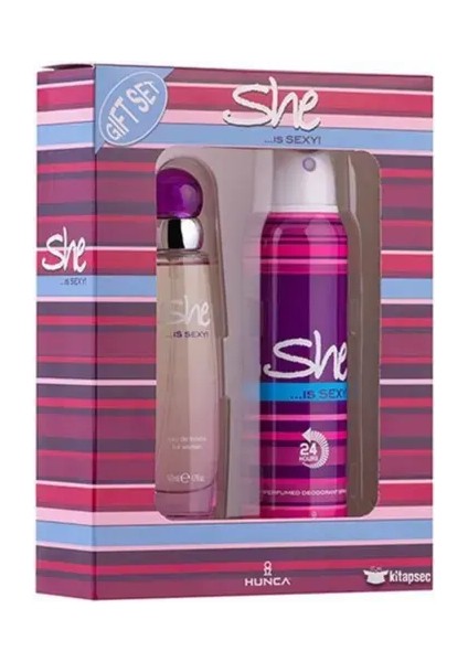 Is Sexy Kadın Parfüm Seti – 50 ml Parfüm + 150 ml Deodorant