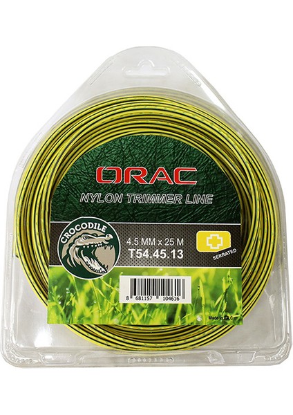 Misina Dişli-Tırtıklı 4.50MM Sarı 25MM