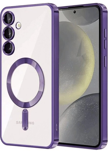 Samsung Galaxy A56 Kross Magneticsafe Kapak - Mor