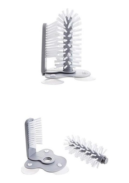 Kendi Markanız® Pratik Kolay Fonksiyonel Vantuzlu Elde Bulaşık Yıkama Fırçası