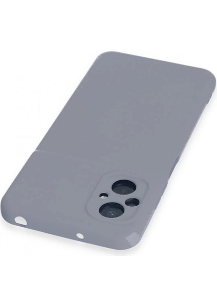 Xiaomi Poco M5 Kılıf Nano Içi Kadife Silikon - Gri modelleri